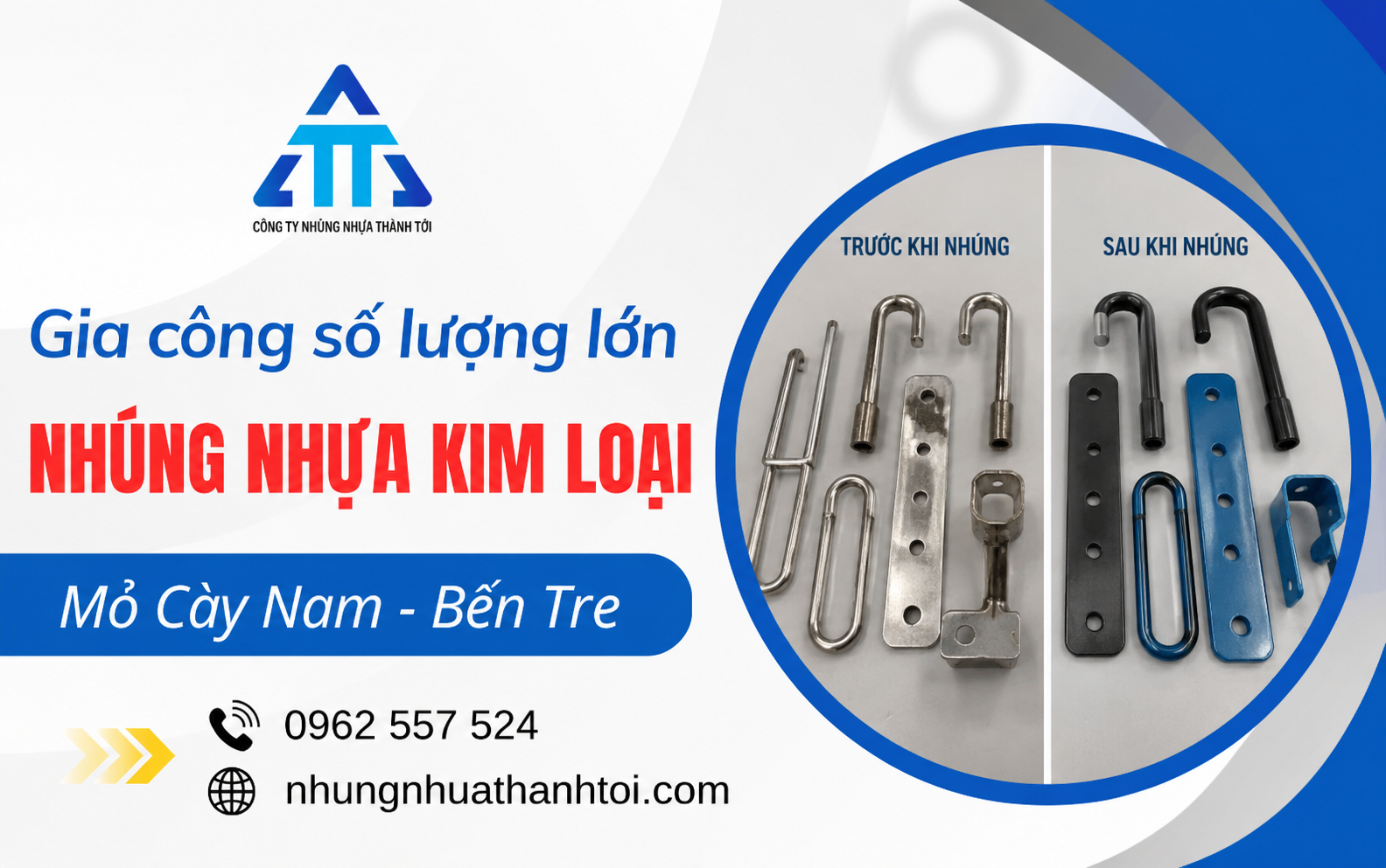 nhúng nhựa kim loại